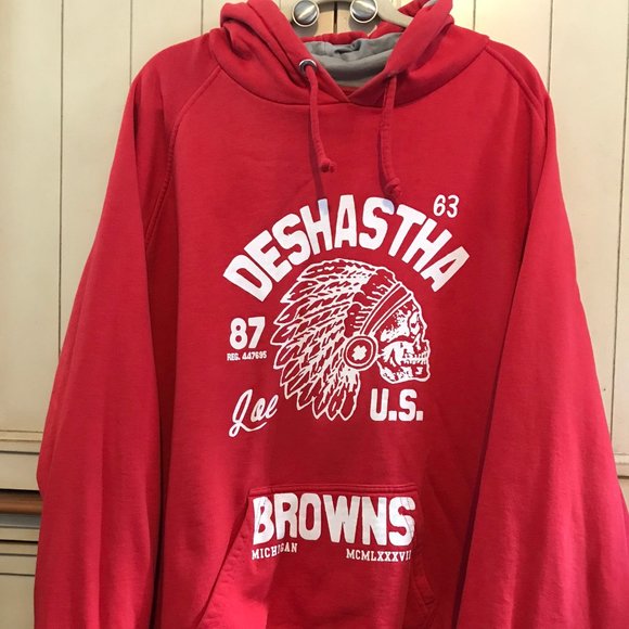 Joe Browns Tops - Joe Browns® Vintage 5x Thick Red Hoodie